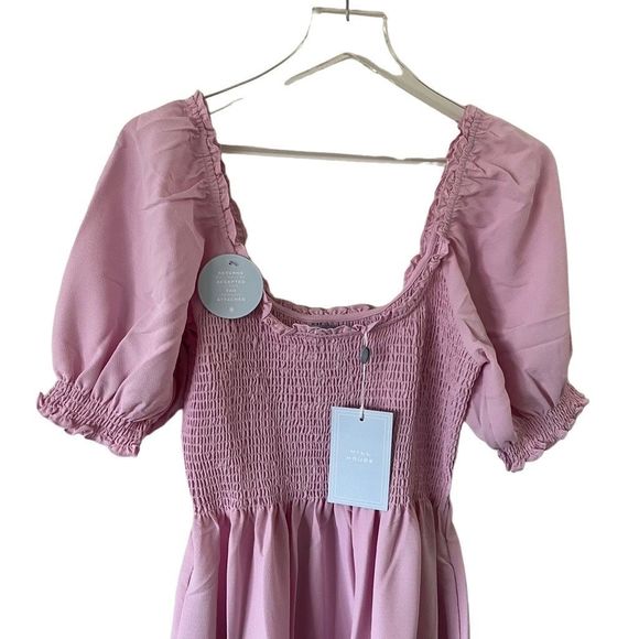 Hill House Pink Midi Dress - Picture 6 of 14